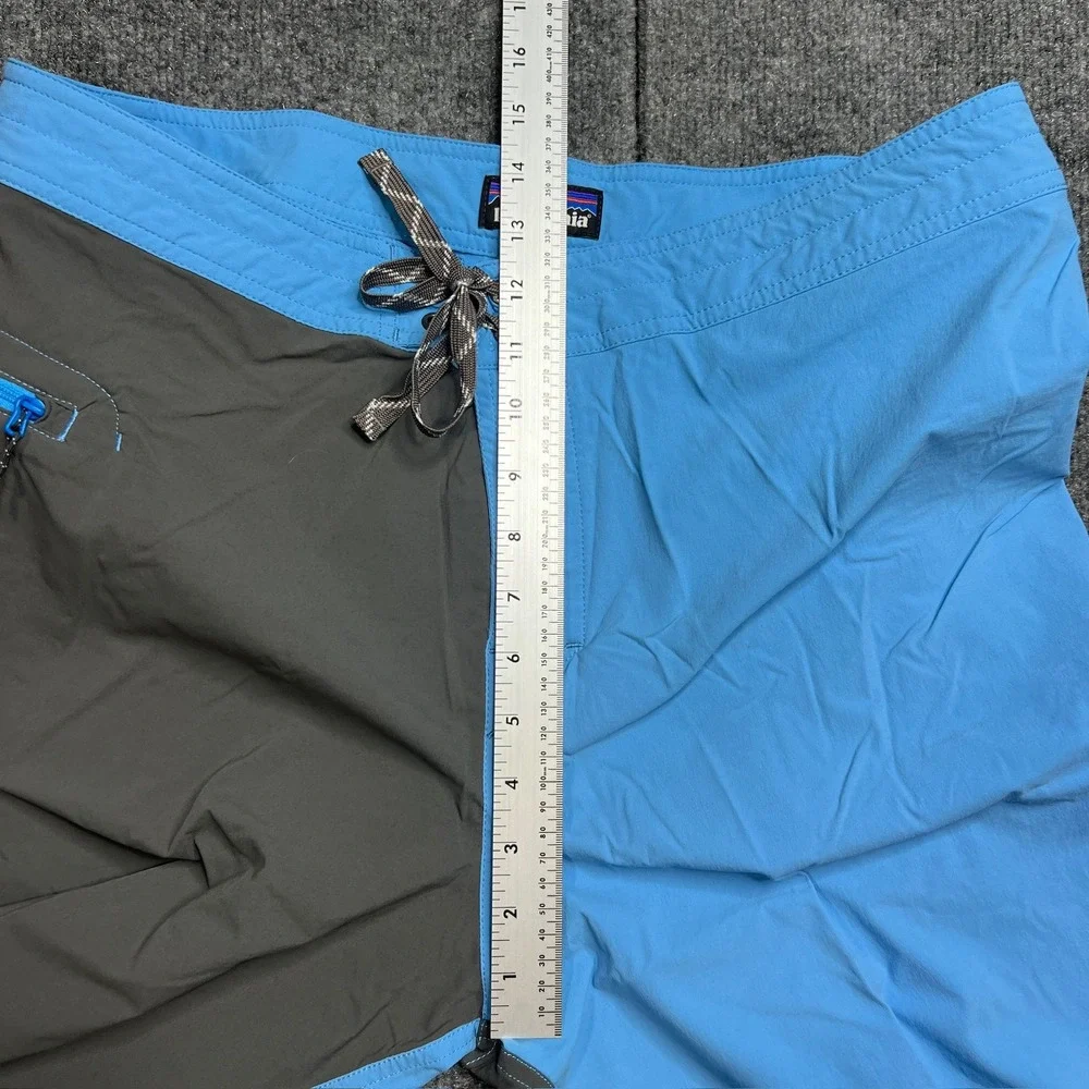 Patagonia Men's 36 Stretch Wavefarer Board Shorts Swim‎ Trunks Skipper Blue 21